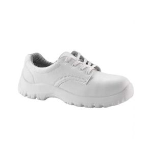 Lace Up White Safety Shoes ABP1 1004__Lace Up White SAFETY