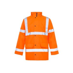 Orange High Visibility Jacket SJ 06__Orange High VISIBILITY