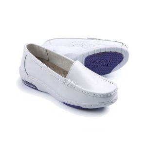 White Leather Hospital Nurse Shoes NS 00__White Leather Hospital NURSE